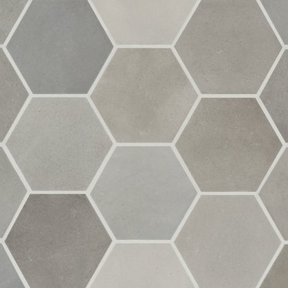 Celine Hexagon Matte Floor and Wall Tile