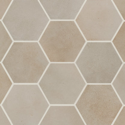 Celine Hexagon Matte Floor and Wall Tile