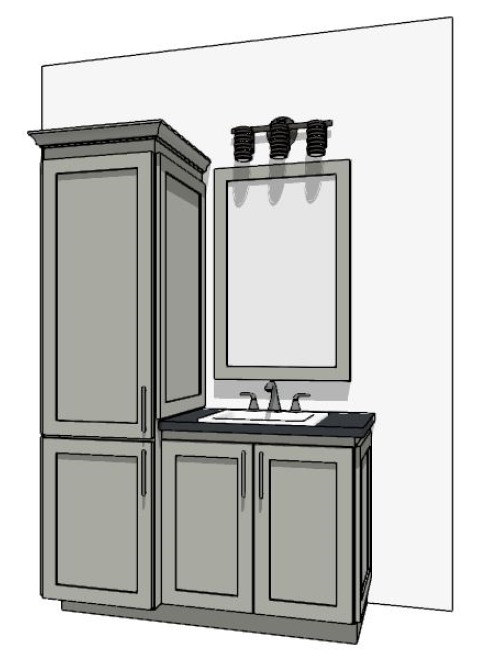 49"-60" Custom Vanity | Design Yours Below