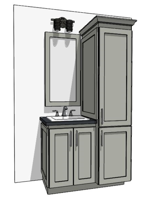 37"-48" Custom Vanity | Design Yours Below