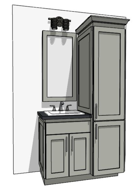 37"-48" Custom Vanity | Design Yours Below