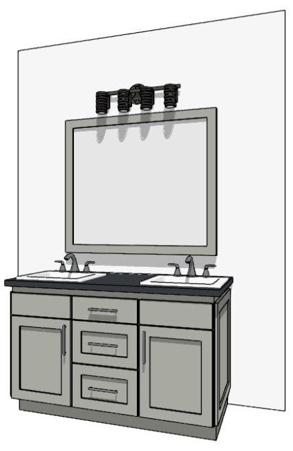 49"-60" Custom Vanity | Design Yours Below