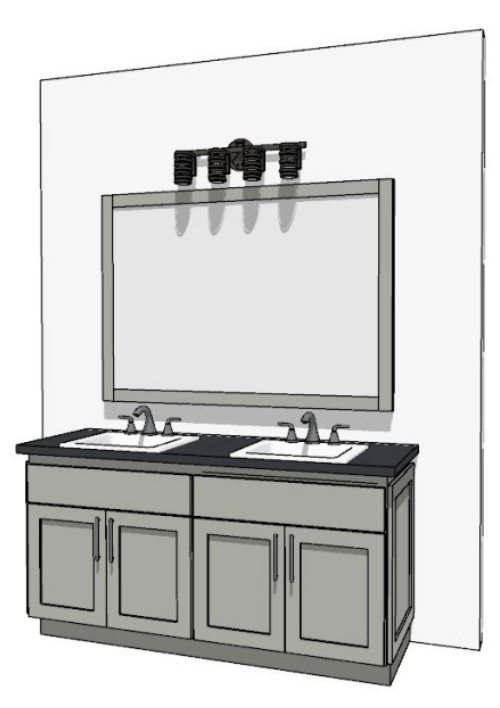 61"-72" Custom Vanity | Design Yours Below