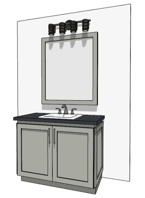 37"-48" Custom Vanity | Design Yours Below