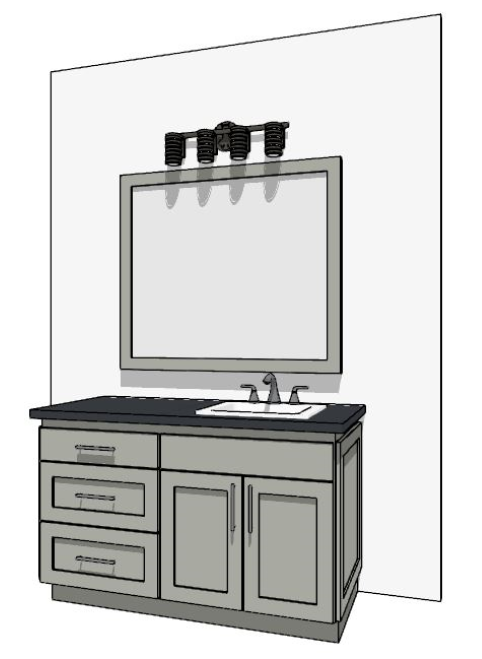 49"-60" Custom Vanity | Design Yours Below