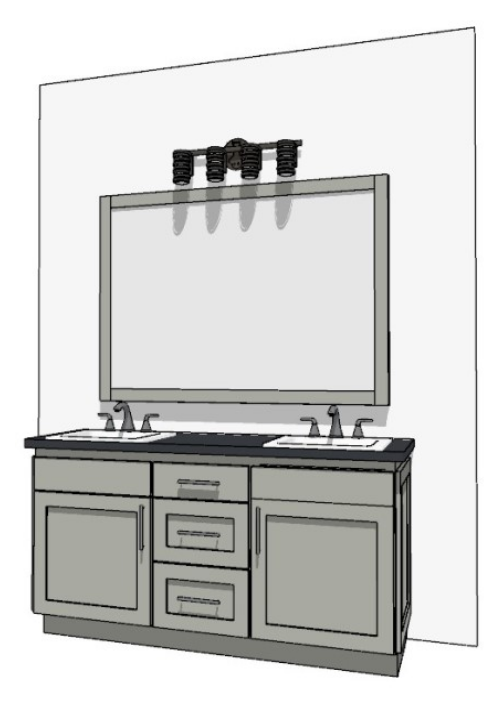 61"-72" Custom Vanity | Design Yours Below