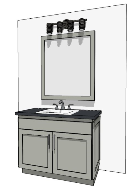 37"-48" Custom Vanity | Design Yours Below