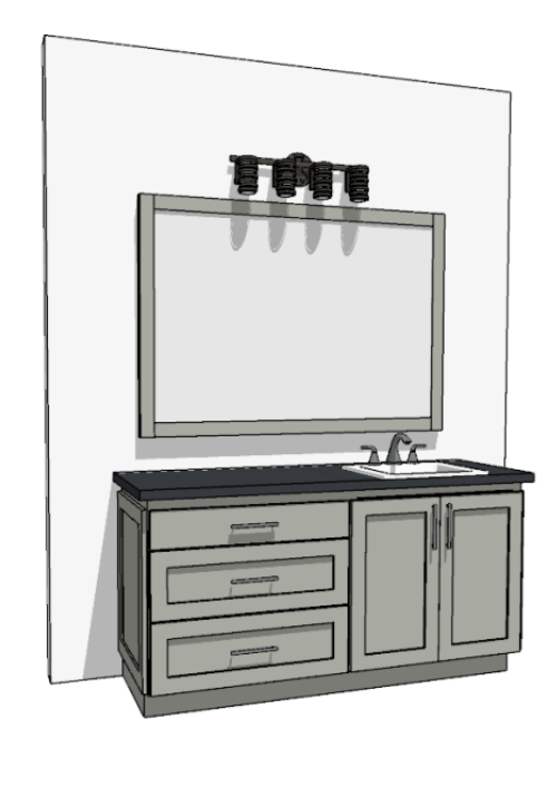 61"-72" Custom Vanity | Design Yours Below