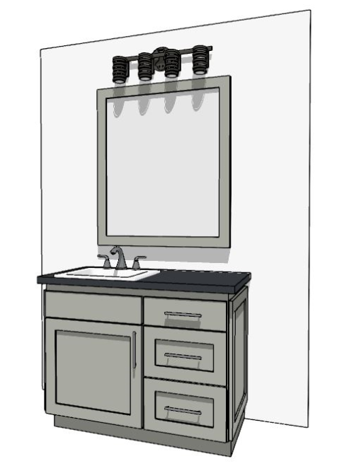 37"-48" Custom Vanity | Design Yours Below