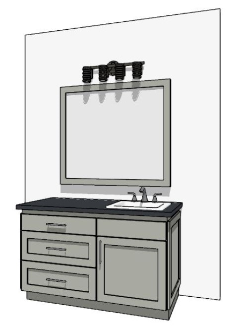 49"-60" Custom Vanity | Design Yours Below