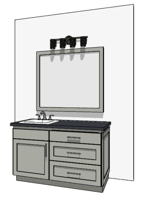 49"-60" Custom Vanity | Design Yours Below