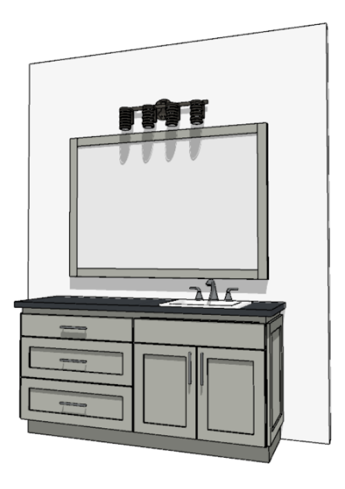 61"-72" Custom Vanity | Design Yours Below