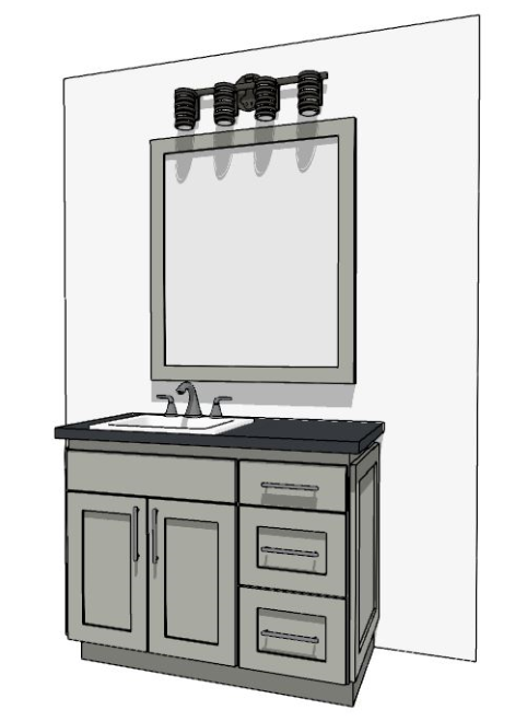 37"-48" Custom Vanity | Design Yours Below