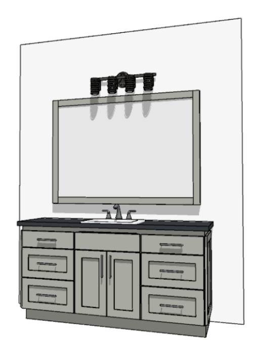 61"-72" Custom Vanity | Design Yours Below