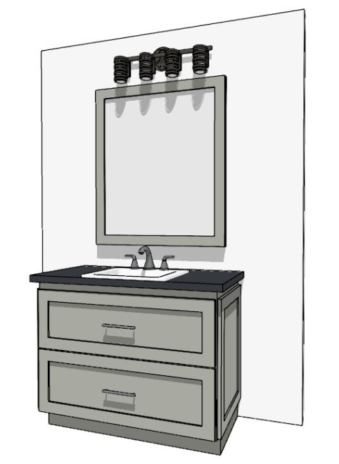 37"-48" Custom Vanity | Design Yours Below