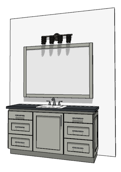 61"-72" Custom Vanity | Design Yours Below