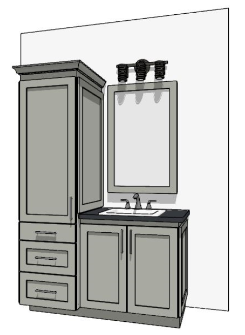 49"-60" Custom Vanity | Design Yours Below