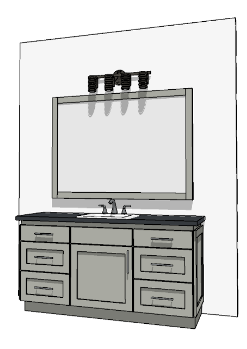 61"-72" Custom Vanity | Design Yours Below