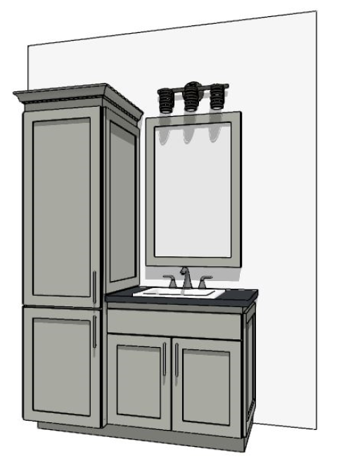 49"-60" Custom Vanity | Design Yours Below