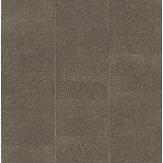 2.5" x 8" Wall tile in color Argilla in a repeated horizontal pattern