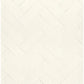 2.5" x 8" Wall tile in color Bianco in a repeated herringbone pattern.