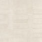 2.5" x 8" Wall tile in color Caolino in a repeated pattern with one tile vertical and three horizontal.
