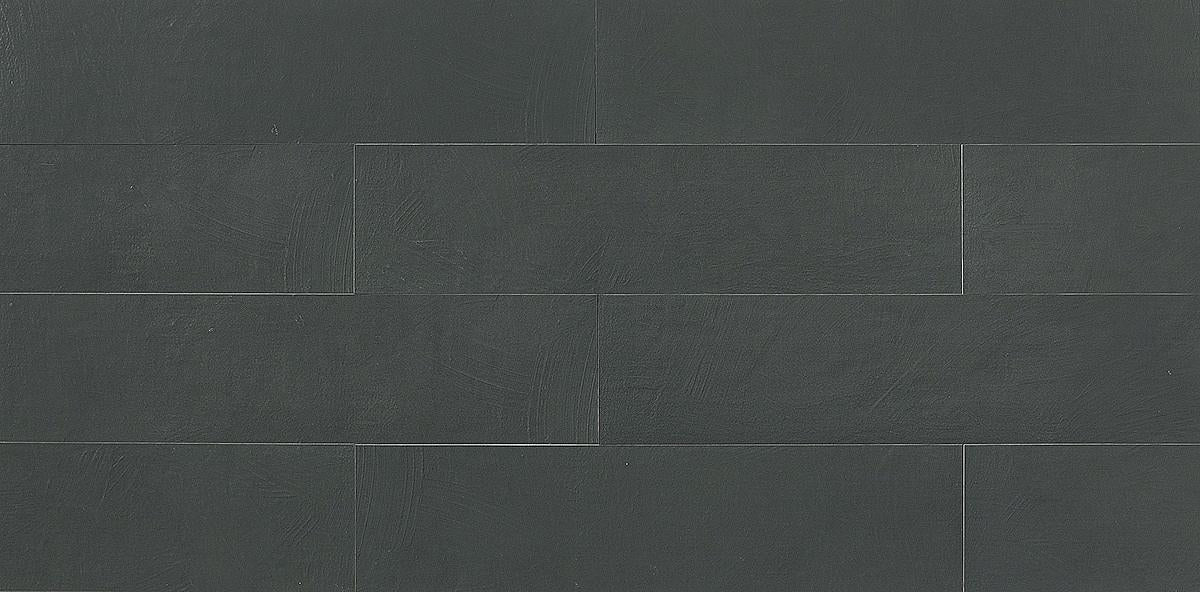 8" x 32" Wall tile in color Corbezzolo in a repeated horizontal pattern.