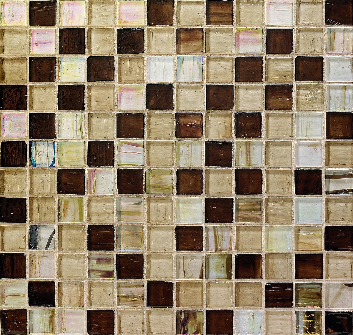Fusion Glass 1" x 1" Mosaic Tile