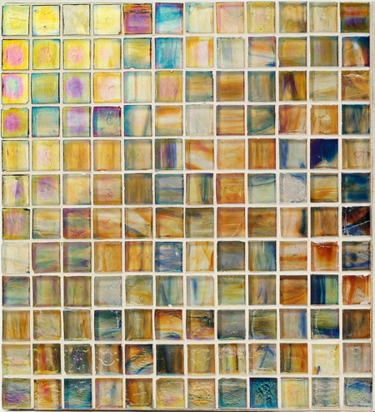 Haute Glass 1" x 1" Iridescent Mosaic Tile