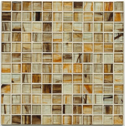 Haute Glass 1" x 1" Non-Iridescent Mosaic Tile