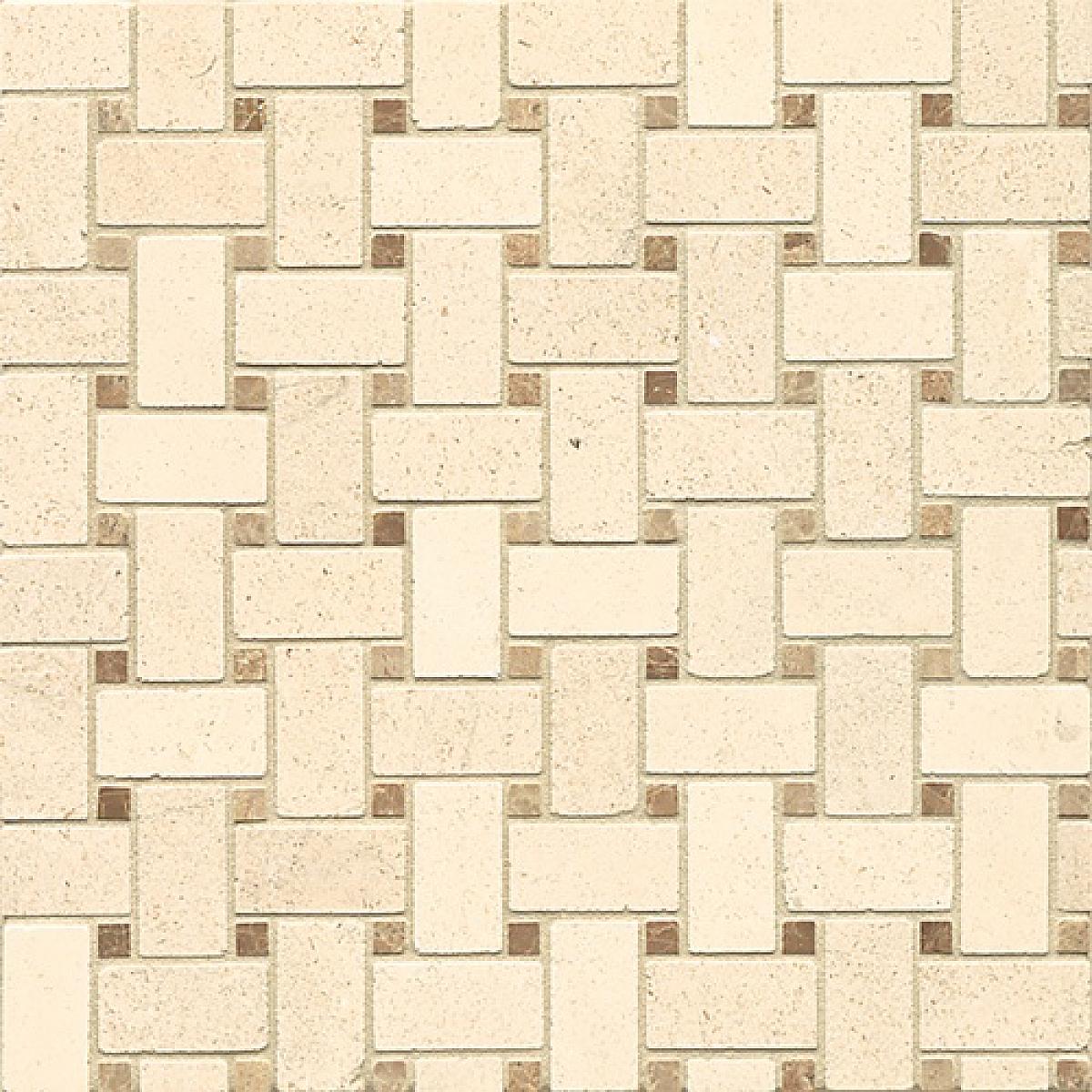 Mod Rocks Basketweave Mosaic Tile