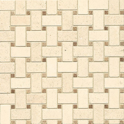 Mod Rocks Basketweave Mosaic Tile