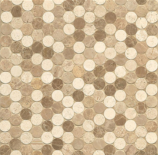 Mod Rocks Organic Dot Blend Mosaic Tile