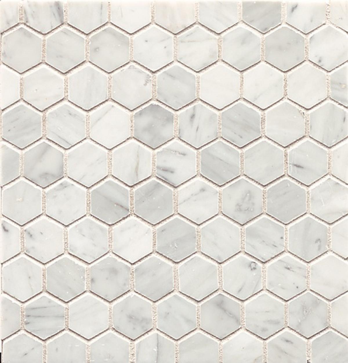 Mod Rocks 1" x 1" Hexagon Mosaic Tile