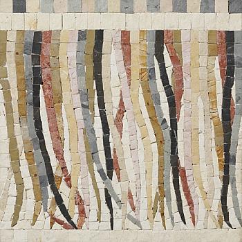 Nico Mozaics Fringe Pattern Border Tile