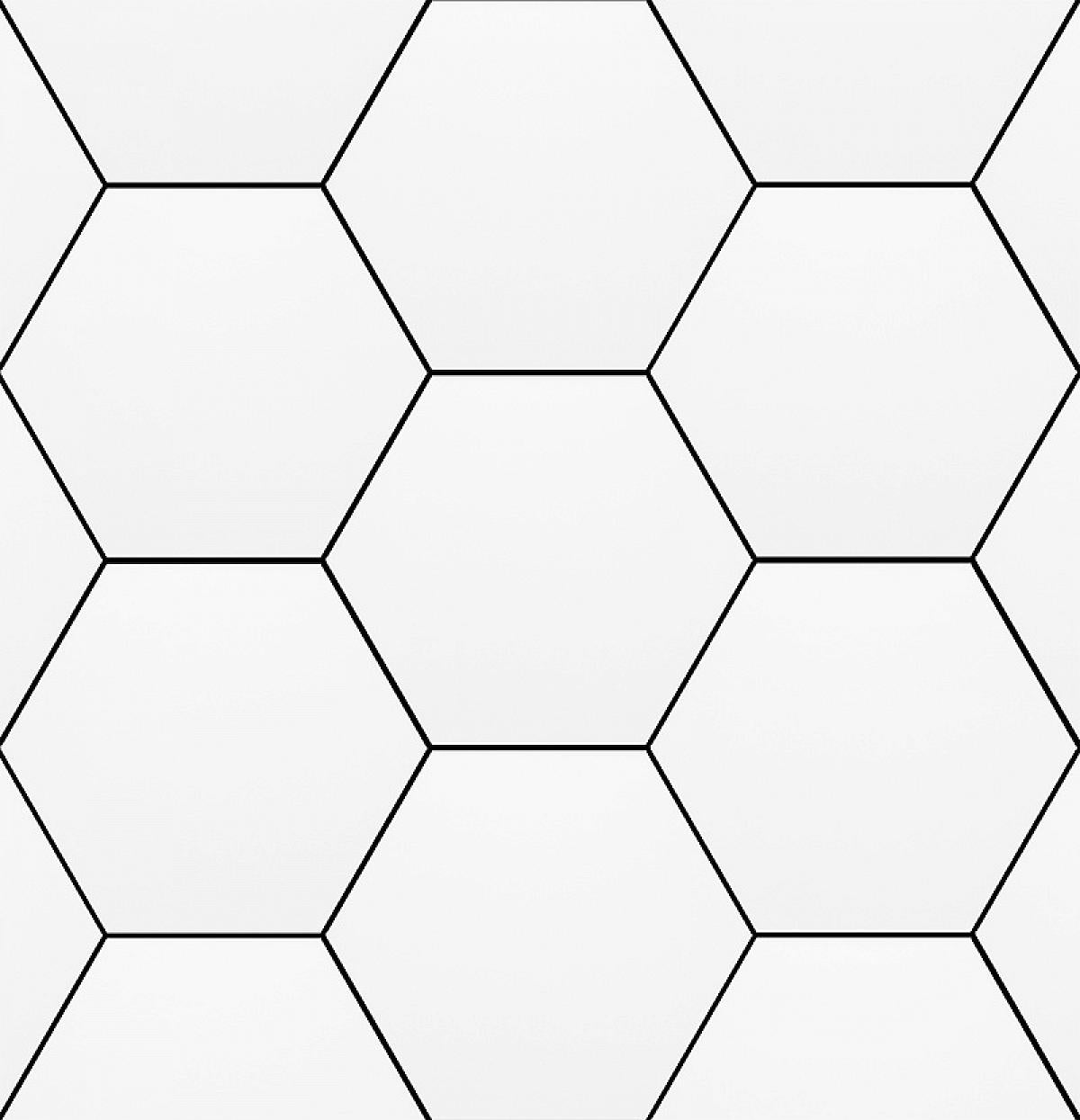Origami Base Hexagon Mosaic Tile