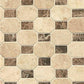 Rock Glamorous Elongated Octagon with Dots Mosaic Tile
