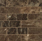 Rock Glamorous 2" x 6" Staggered Joint Mosaic Tile