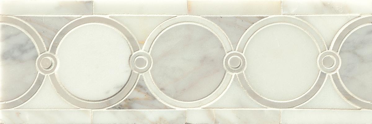 Vanity Circle Border Trim Tile