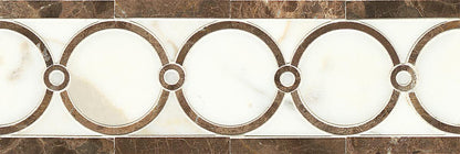 Vanity Circle Border Trim Tile