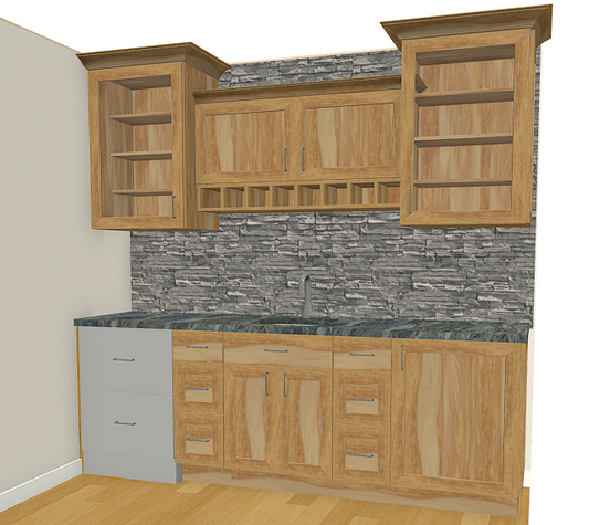 Custom Bar Cabinets (EH)