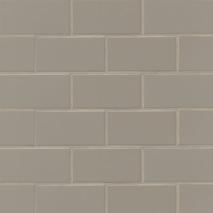 Traditions 3" x 6" Taupe Rectangle Wall Tile