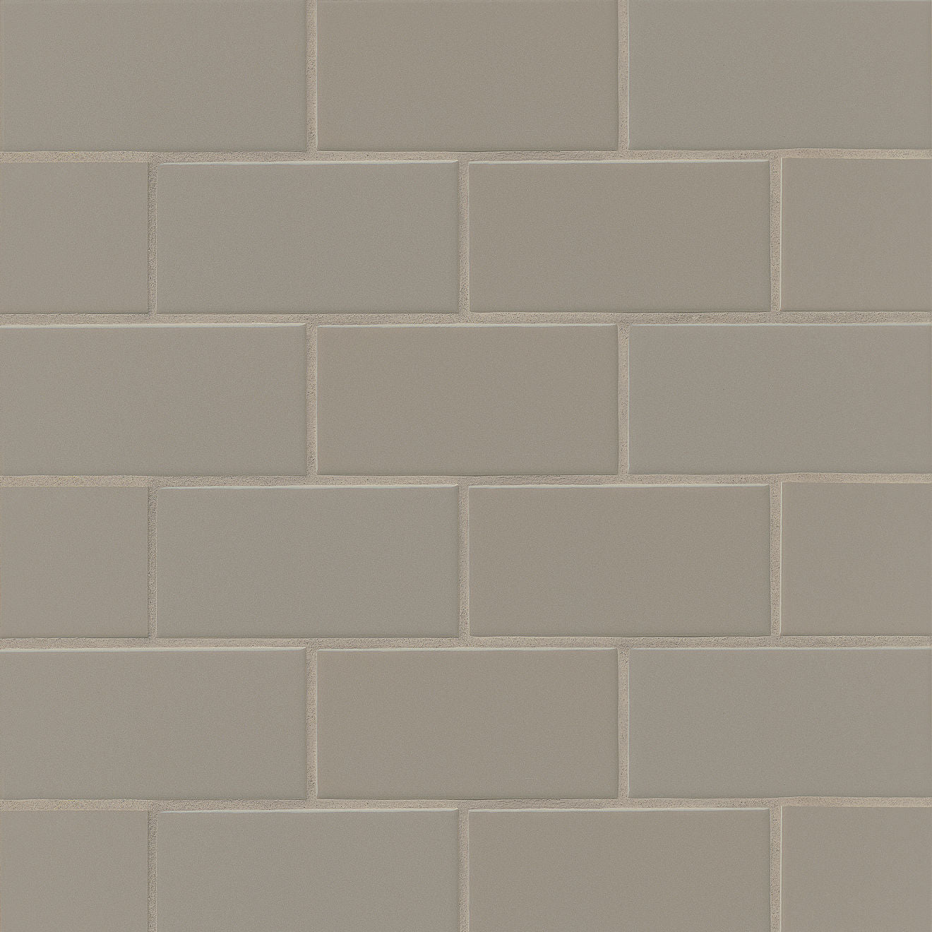 Traditions 3" x 6" Taupe Rectangle Wall Tile