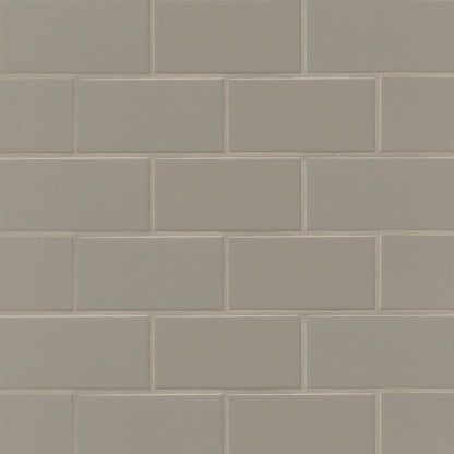 Traditions 3" x 6" Taupe Rectangle Wall Tile