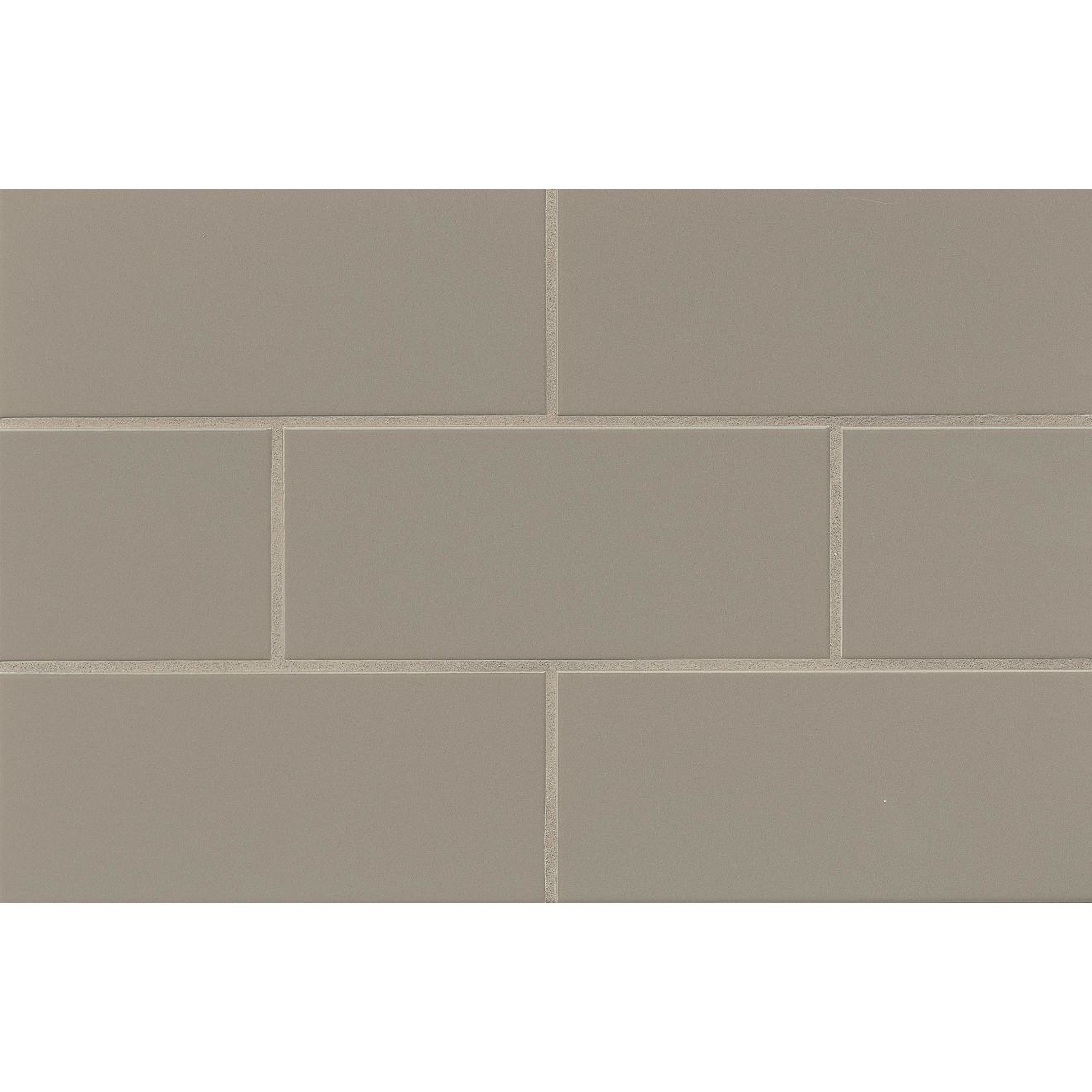 Traditions 4" x 10" Taupe Rectangle Wall Tile