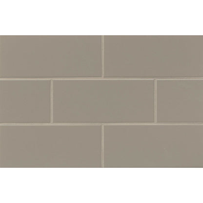 Traditions 4" x 10" Taupe Rectangle Wall Tile