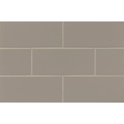 Traditions 4" x 10" Taupe Rectangle Wall Tile