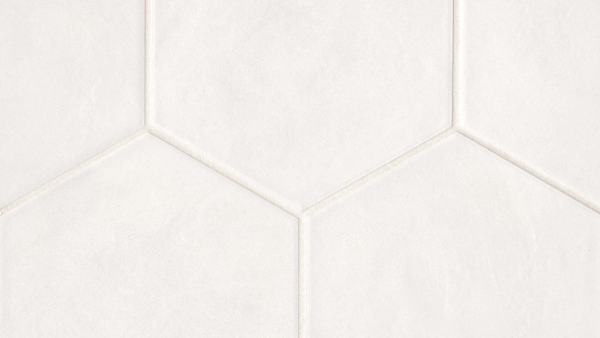 White hexagon field tile