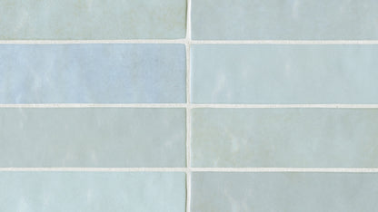 Cloe 2.5 x 8 Ceramic Tile in Baby Blue