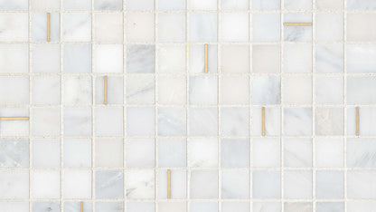 Ferrara 1" Square Mosaic Tile